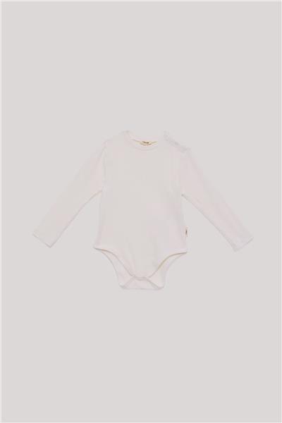 Tyess Basic Kız Bebek Ekru Body