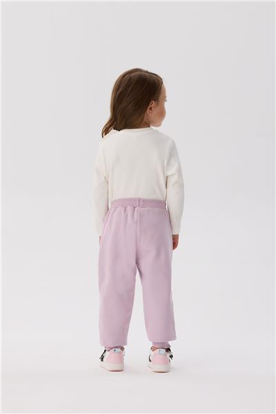 Tyess Basic Kız Bebek Lila Eşofman Altı