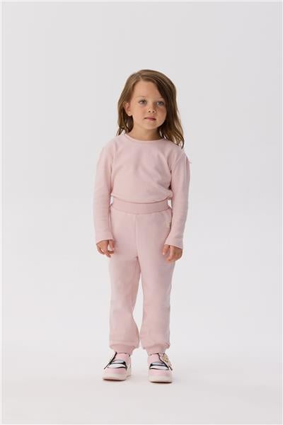 Tyess Basic Kız Bebek Pembe Eşofman Altı