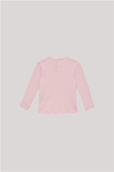 Tyess Basic Kız Bebek Pembe T-Shirt