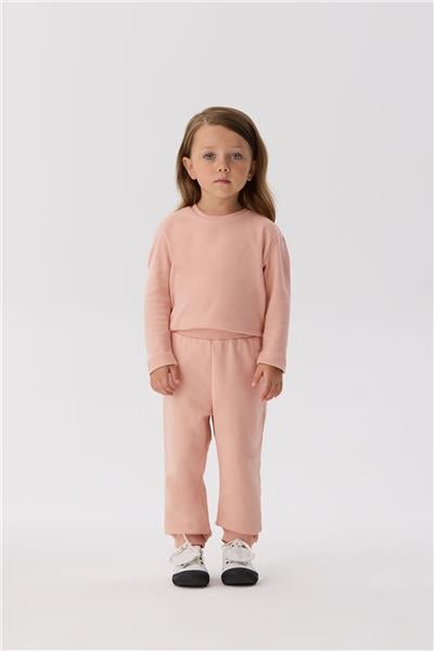Tyess Basic Kız Bebek Somon Eşofman Altı