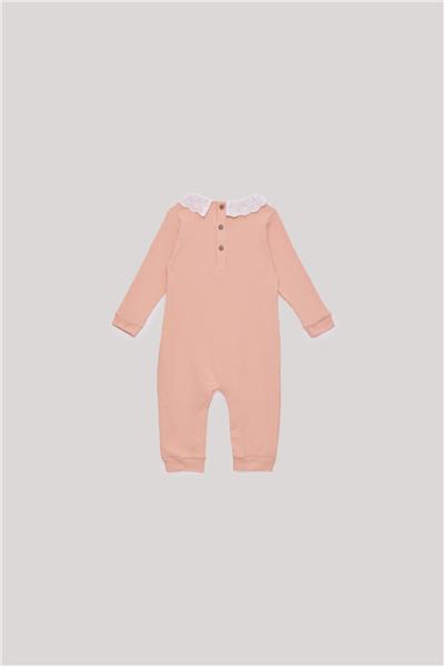 Tyess Basic Kız Bebek Somon Tulum