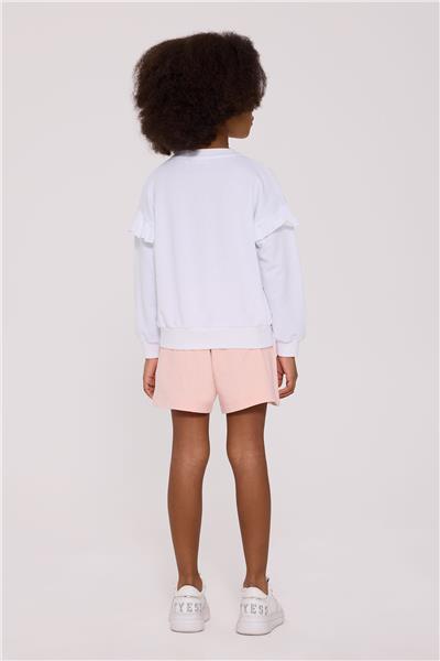 Tyess Basic Kız Çocuk Beyaz SweatshirtTyess Basic Kız Çocuk Beyaz Sweatshirt