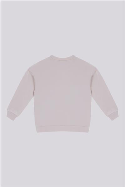 Tyess Basic Kız Çocuk Ekru SweatshirtTyess Basic Kız Çocuk Ekru Sweatshirt