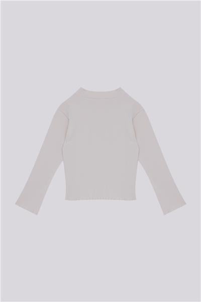 Tyess Basic Kız Çocuk Ekru TshirtTyess Basic Kız Çocuk Ekru Tshirt