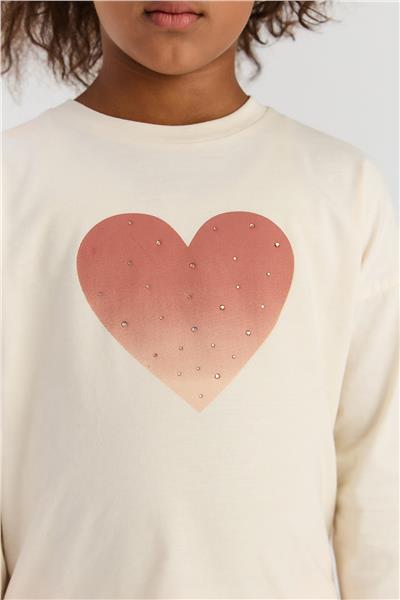 Tyess Basic Kız Çocuk Ekru TshirtTyess Basic Kız Çocuk Ekru Tshirt