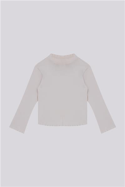 Tyess Basic Kız Çocuk Ekru TshirtTyess Basic Kız Çocuk Ekru Tshirt