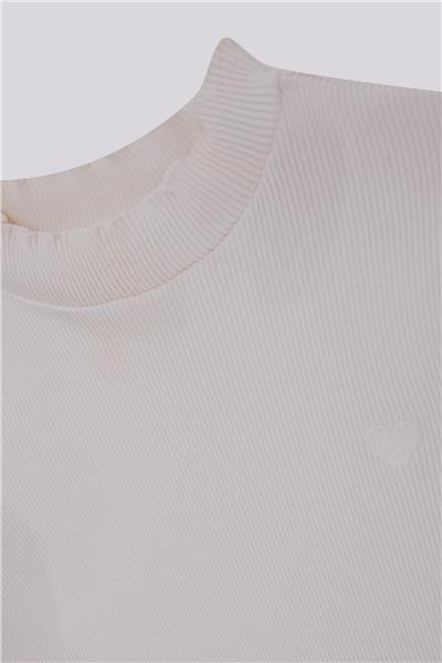 Tyess Basic Kız Çocuk Ekru TshirtTyess Basic Kız Çocuk Ekru Tshirt