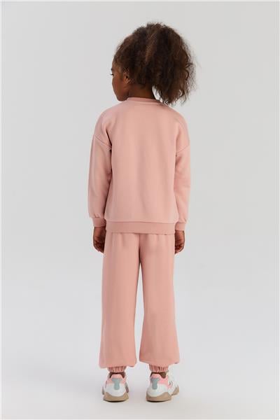 Tyess Basic Kız Çocuk Gül Kurusu SweatshirtTyess Basic Kız Çocuk Gül Kurusu Sweatshirt