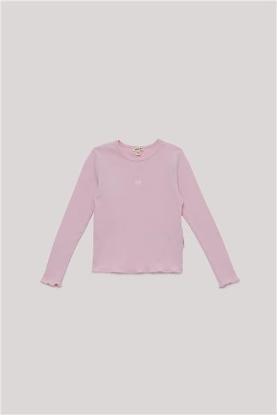 Tyess Basic Kız Çocuk Pembe T-Shirt