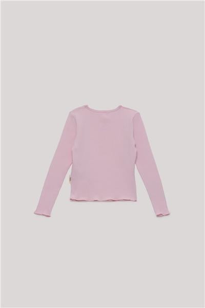 Tyess Basic Kız Çocuk Pembe T-Shirt