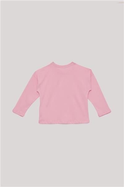 Tyess Basic Kız Çocuk Pembe T-Shirt