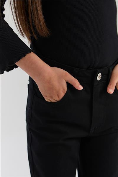 Tyess Basic Kız Çocuk Siyah PantolonTyess Basic Kız Çocuk Siyah Pantolon