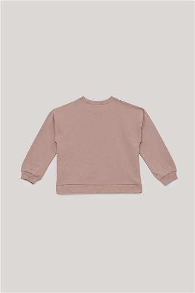 Tyess Basic Kız Çocuk Taba Sweatshirt