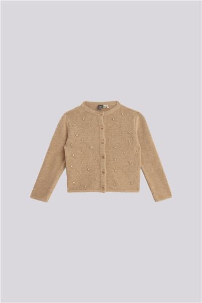 Tyess Girl Beige CardiganTyess Girl Beige Cardigan