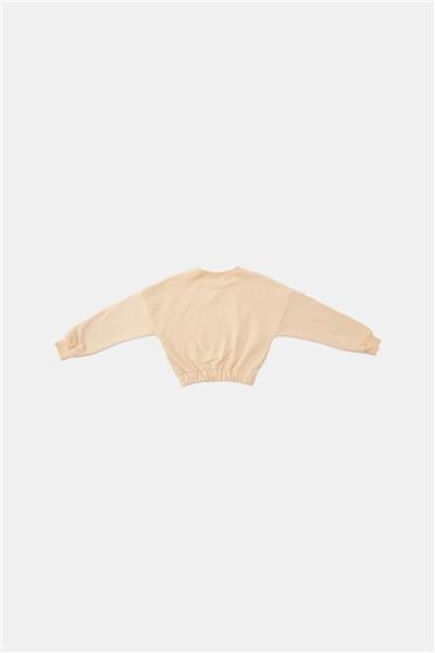 Tyess Kız Çocuk Bej Sweatshirt