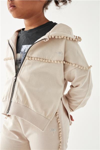 Tyess Kız Çocuk Bej Sweatshirt