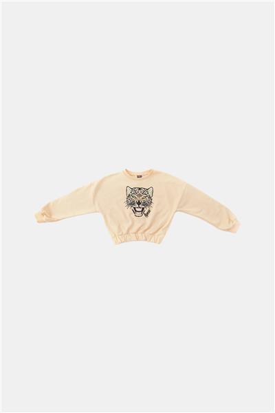 Tyess Kız Çocuk Bej Sweatshirt