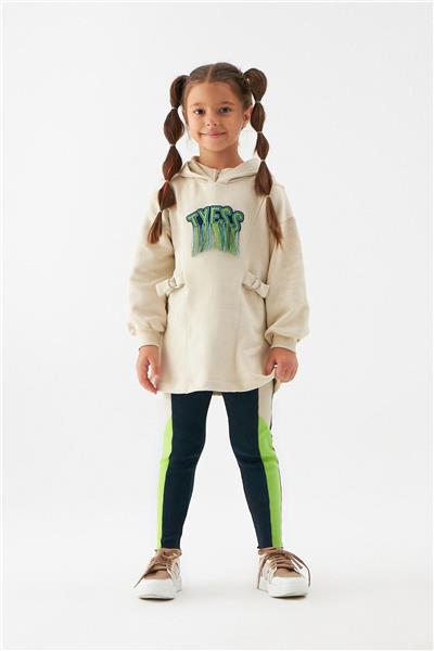 Tyess Kız Çocuk Bej Sweatshirt