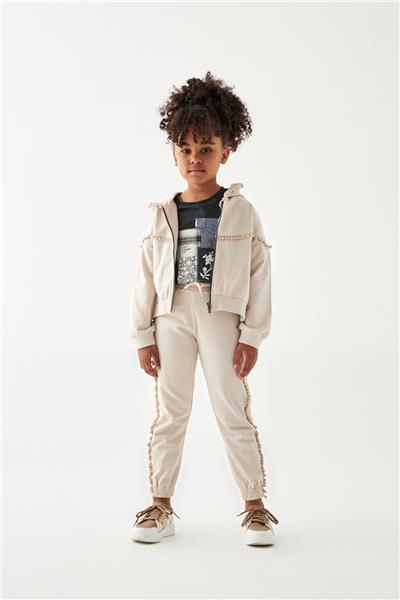Tyess Kız Çocuk Bej Sweatshirt