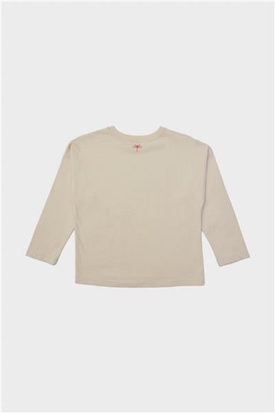 Tyess Kız Çocuk Bej T-Shirt