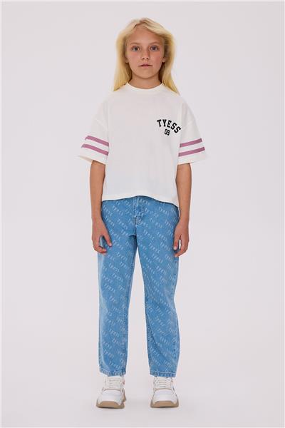 Tyess Kız Çocuk Bej TshirtTyess Kız Çocuk Bej Tshirt
