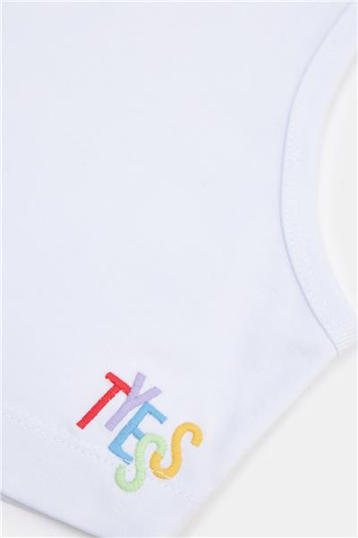 Tyess Kız Çocuk Beyaz Atlet