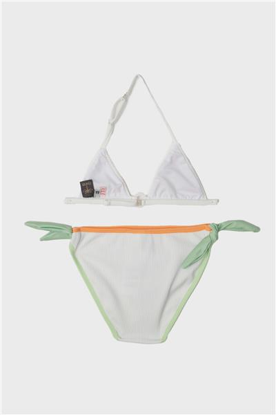 Tyess Kız Çocuk Beyaz Bikini