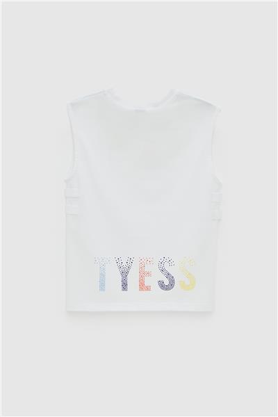 Tyess Kız Çocuk Beyaz Bluz