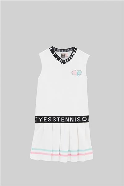 Tyess Kız Çocuk Beyaz Elbise