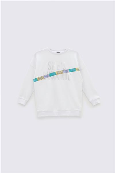 Tyess Kız Çocuk Beyaz S-Shirt