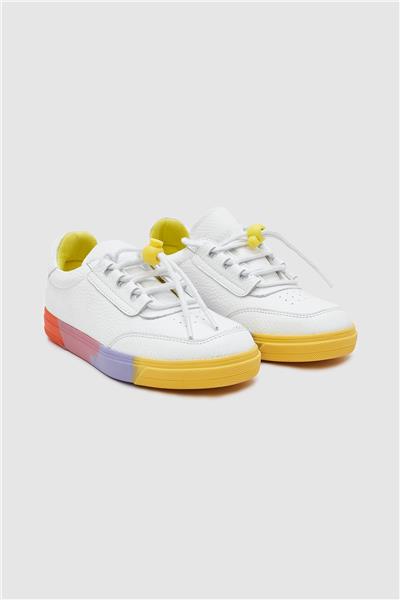 Tyess Kız Çocuk Beyaz Sneaker