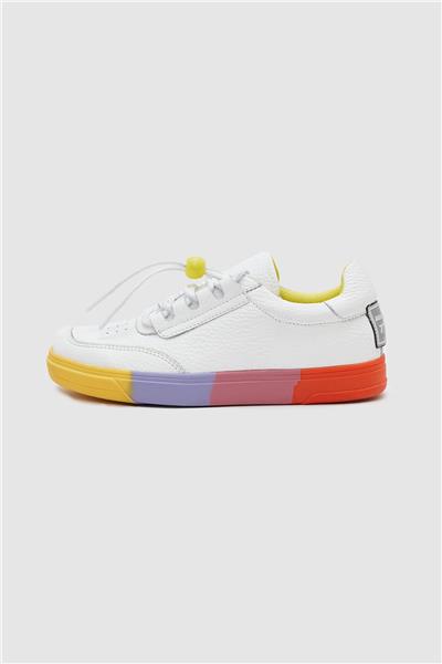 Tyess Kız Çocuk Beyaz Sneaker