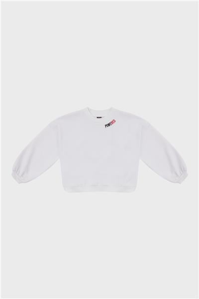 Tyess Kız Çocuk Beyaz Sweatshirt