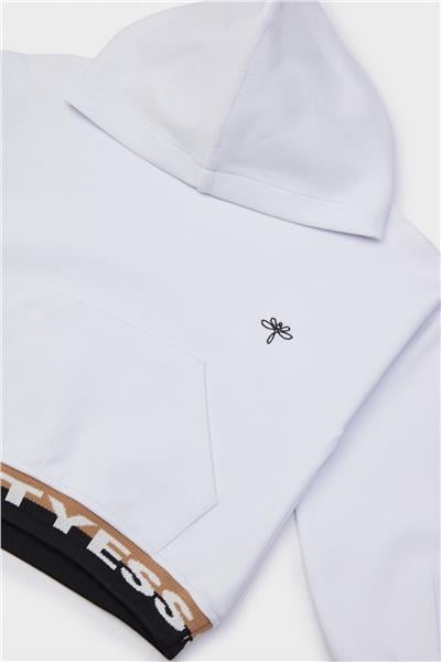 Tyess Kız Çocuk Beyaz Sweatshirt