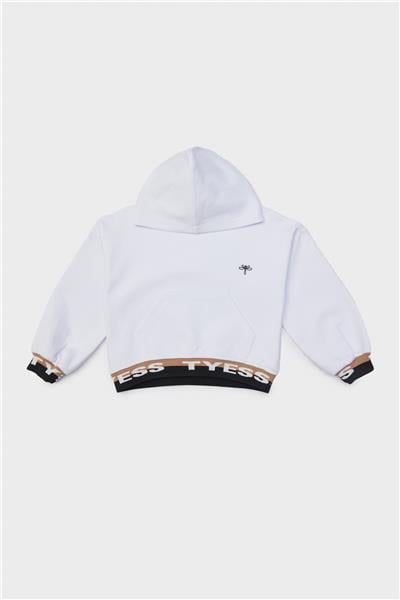Tyess Kız Çocuk Beyaz Sweatshirt