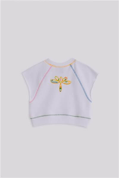 Tyess Kız Çocuk Beyaz SweatshirtTyess Kız Çocuk Beyaz Sweatshirt