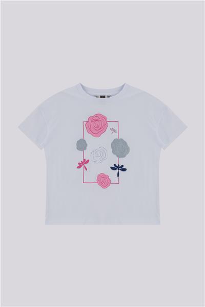 Tyess Kız Çocuk Beyaz SweatshirtTyess Kız Çocuk Beyaz Sweatshirt