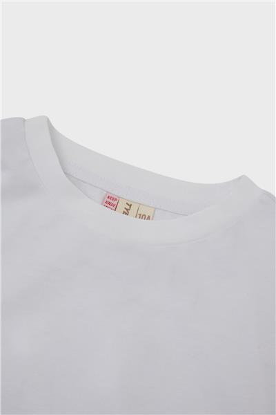 Tyess Kız Çocuk Beyaz T-Shirt