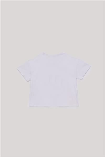 Tyess Kız Çocuk Beyaz T-Shirt