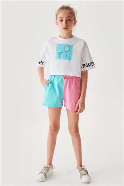 Tyess Kız Çocuk Beyaz T-Shirt