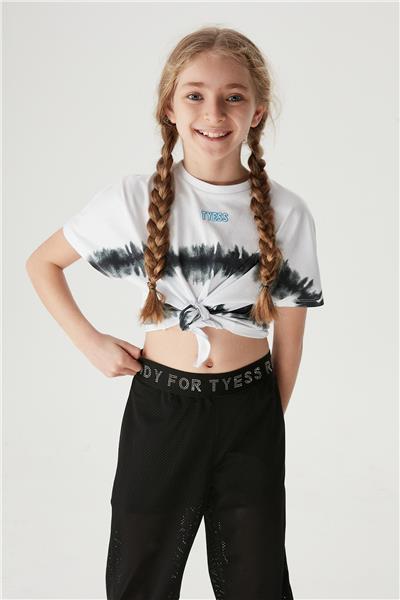 Tyess Kız Çocuk Beyaz T-Shirt