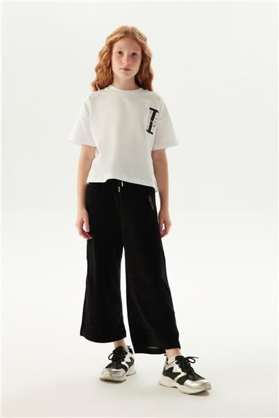 Tyess Kız Çocuk Beyaz T-Shirt