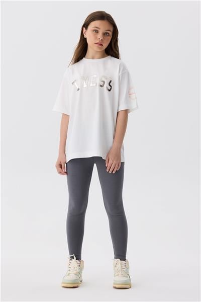 Tyess Kız Çocuk Beyaz T-Shirt