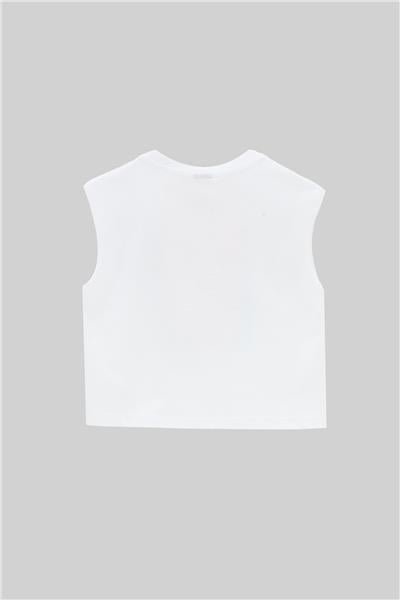 Tyess Kız Çocuk Beyaz T-Shirt
