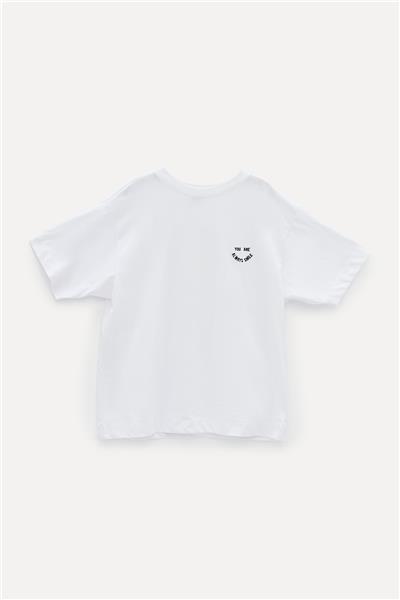 Tyess Kız Çocuk Beyaz T-Shirt