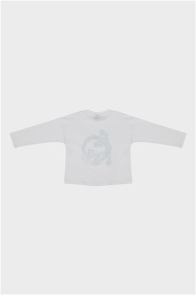 Tyess Kız Çocuk Beyaz T-Shirt