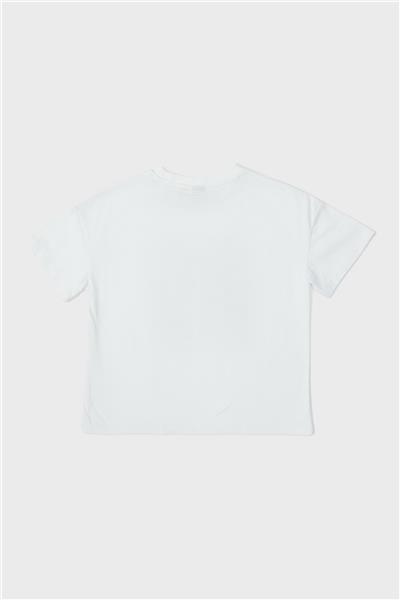 Tyess Kız Çocuk Beyaz T-Shirt