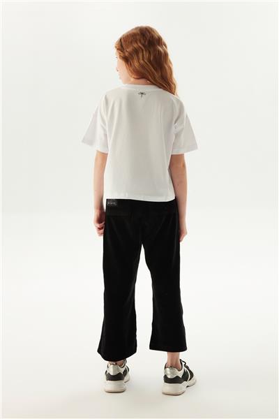 Tyess Kız Çocuk Beyaz T-Shirt