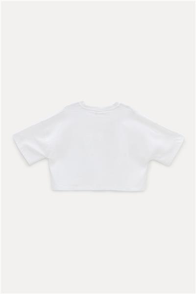 Tyess Kız Çocuk Beyaz T-Shirt
